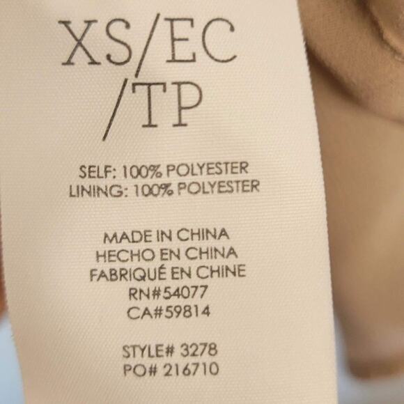 Cabi Monaco Cami Tank Blouse Lace Print Academia X-Small - Picture 7 of 8